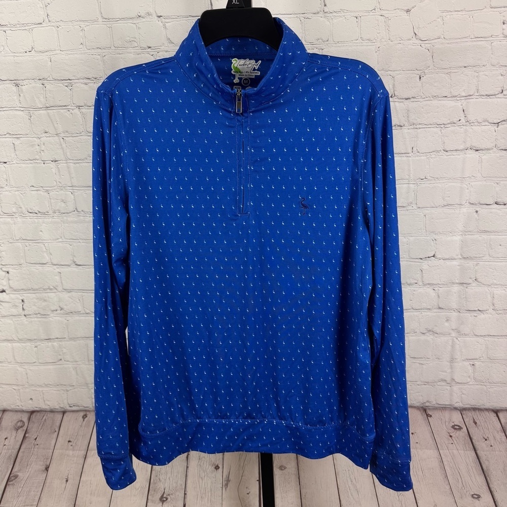 Tailorbyrd Performance SPF 30 Moisture Wicking Quarter Zip Long Sleeve Medium
